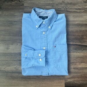 Tommy Hilfiger Classic Fit Light Blue Oxford